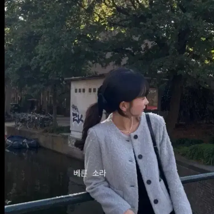 쏭라벨 베른 알파카 버터 자켓(새상품)