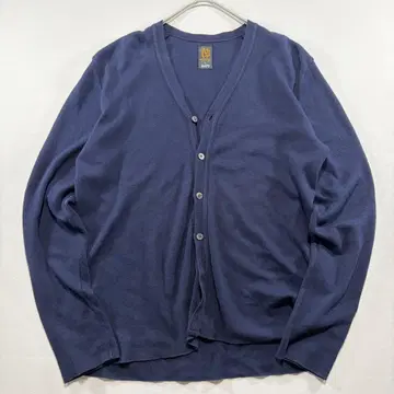 BATONER SHIPS 별주 코튼 100% 가디건 얇은 소재 네이비