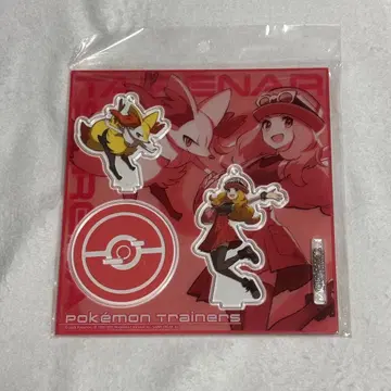 포켓몬 트레이너즈 세레나&테일너 아크릴 스탠드 키링