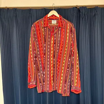 ARTESANIA 긴팔 셔츠 XL 구제 의류 다색 스트라이프