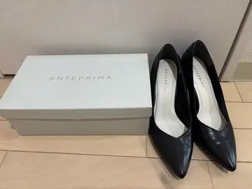 24.5cm ANTEPRIMA 블랙 하이힐 37.5