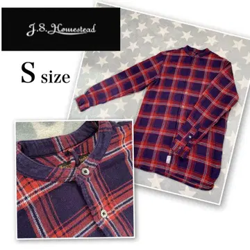 J.S Homestead 체크 무늬 셔츠 플란넬 셔츠