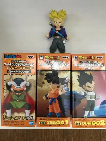 드래곤볼 월드 컬렉터블 피규어 4체 세트 상품 설명을 읽어 주세요