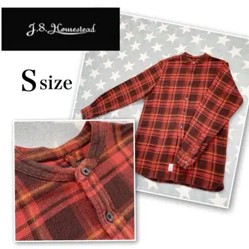 J.S Homestead 체크 무늬 셔츠 플란넬 셔츠