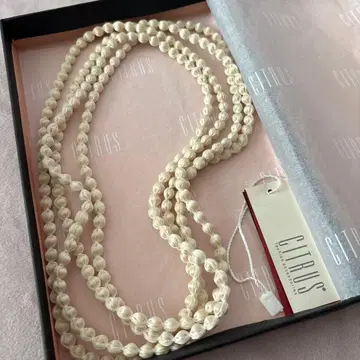 미사용 새상품 CITRUS 시트러스/실크 롱 목걸이