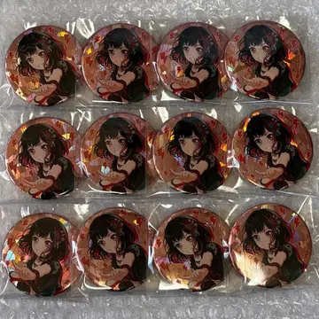 뱅드림 홀로그램 캔뱃지 5주년 KV ver. 미타케 란