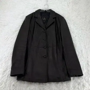 [여성용] new york by Winlit 가죽 카 코트 블랙 M