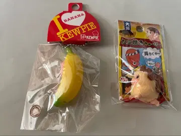Kewpie 바나나 모양 타코야키 모양 ( 오사카 ) 스트랩 세트
