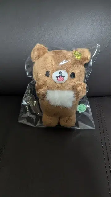 갈색 아기곰 곰큥 걸이 봉제 인형