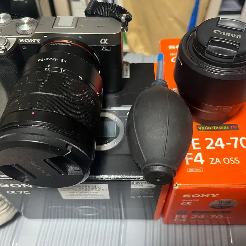 소니 a7C + SEL2470Z , SEL50F18F