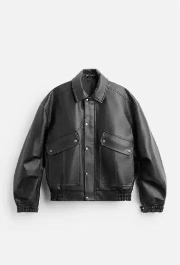 ZARA (자라) 페이크 가죽 자켓