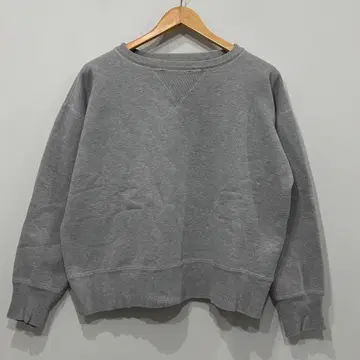 리얼 맥코이 양V 통 리브 맨투맨 셔츠 42 XL 그레이