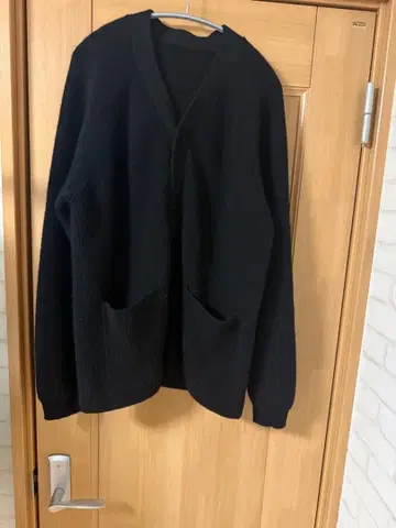 MUJI Labo 울 미들 게이지 V넥 가디건