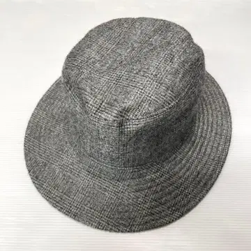 KIJIMA TAKAYUKI 키지마타카유키 체크 그레이 햇