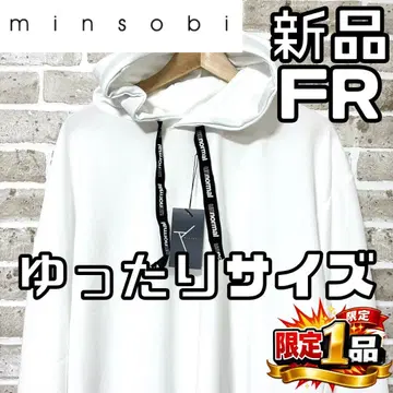 [ 루즈한 사이즈 ] 새상품 민서비 남성용 풀오버 후드티 프리 사이즈