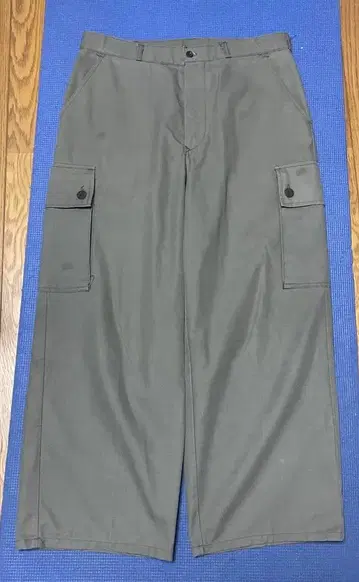 초와이드 스트레이트 네덜란드군 군용 바지