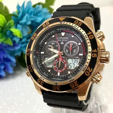 CITIZEN 프로마스터 Eco-Drive 크로노그래프 손목시계 작동품