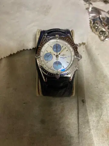 브라이틀링 크로노맷 A13050.1 레어 루로 브레이슬릿