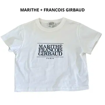 새상품급 마리떼 프랑소와 저버 T셔츠 화이트 S