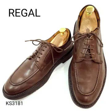 리걸 U팁 천연 가죽 워커 레이스업 24.5cm