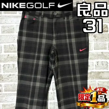 [ 선착순 ] 나이키 골프 남성용 골프 팬츠 31인치 체크 무늬