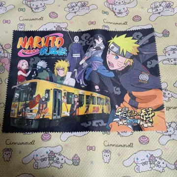 새상품 레어 나루토 질풍전 NARUTO 미사쿠니 극세사 크로스 타월