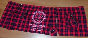 SPIKE RECORDINGS WRAP SKIRT GLAY HISASHI