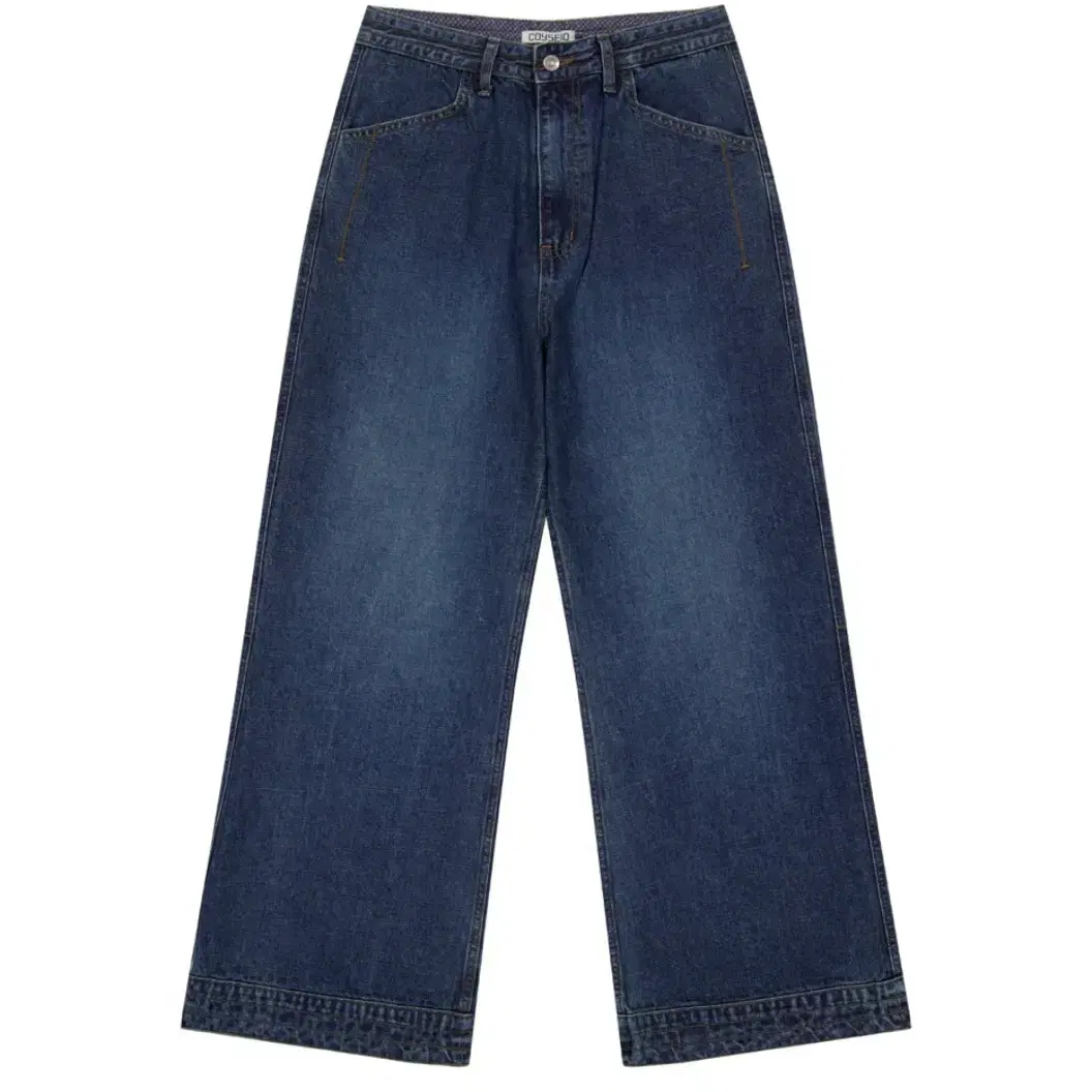 COYSEIO Shirring Rough Pants Navy on Bunjang Global Site.