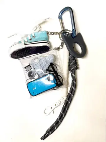 가챠 파우치 컨버스 고양이 핸드폰 카메라 등