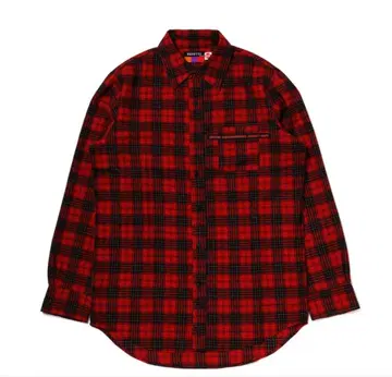 radio eva 반다나 플란넬 체크 셔츠