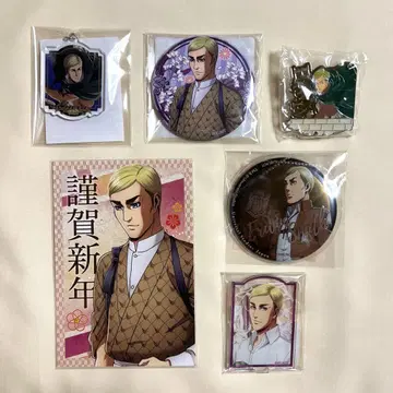 진격의 거인 엘르 스위츠 파라다이스 USJ 캔뱃지 기억으로의 진격