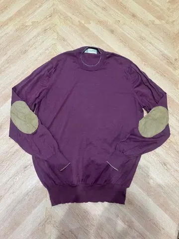 브루넬로쿠치넬리 니트 스웨터 엘보 배치 포함