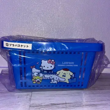 LAWSON 산리오 캐릭터 플라스틱 바스켓