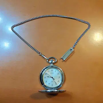 미사용 새상품 세이코 ALBA SUCCESS 회중시계 실버 헌터 케이스