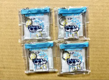 주술회전 회옥옥절 지로리 라인 아트 PVC 파우치 고죠 사토루 세트