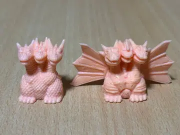 메카 킹 기드라 고질라 지우개 피규어 당시 물품