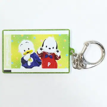 산리오 티켓 모티브 키링 퓨로랜드 한정판 오리 페클&포차코 2021년