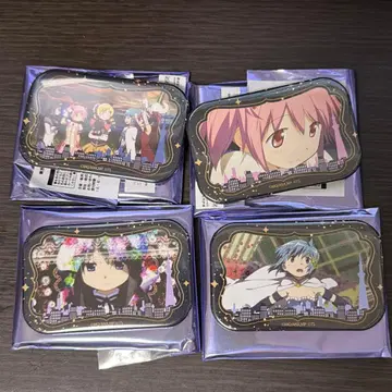 마도카 마기카 스카이트리 콜라보 캔 마그넷 마도카 호무라 사야카 집합