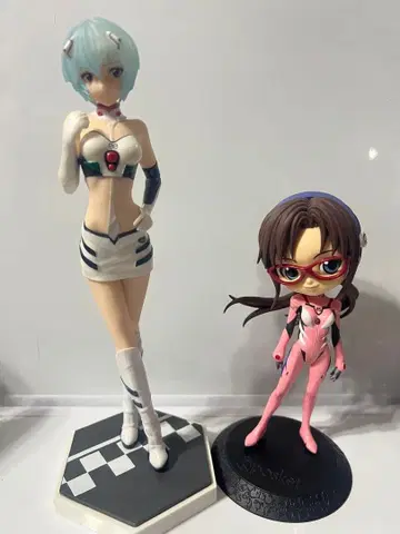 에반게리온 아야나미 레이 마키나미 피규어 2체 묶음 판매