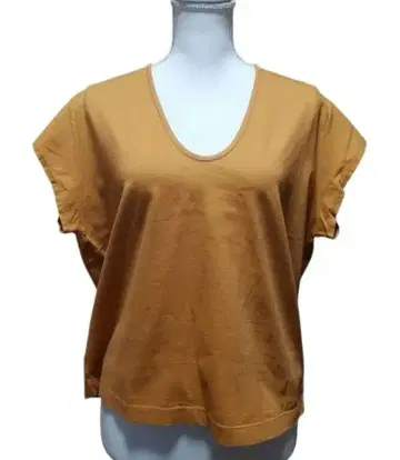 포르테포르테 T셔츠 V넥 돌먼 슬리브 T셔츠