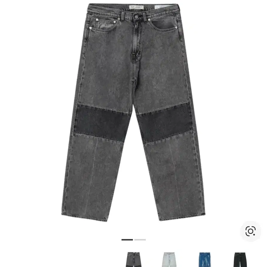 メンズ OUR LEGACY “ZIGZAG” STITCH JEANS 30