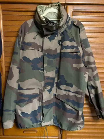 프랑스군 CCE 카모 레인 파카 112L 2006년제 오버 사이즈