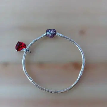 판도라 팔찌 DISNEY 하트 참 팔찌