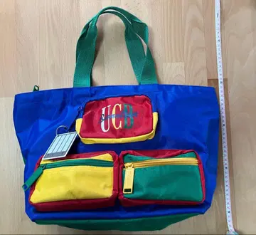 레어 Benetton 토트백 핸드백 빈티지 컬러풀