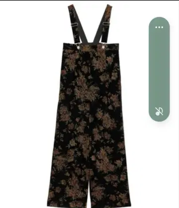 Ameri FLOWER PRINT VELOUR PANTS