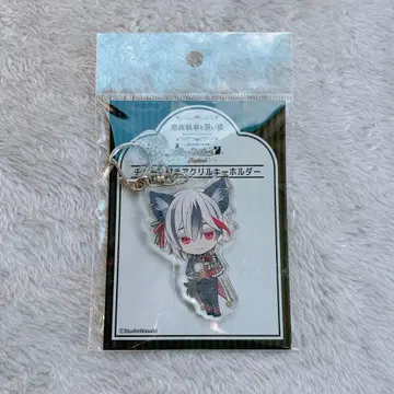 악마 고양이 벨리안 아크릴 키링