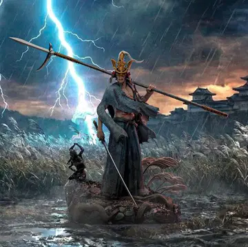 1/8 미도색 미조립 피규어 레진 키트 검성 아시나 잇신 SEKIRO