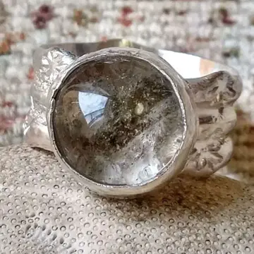 가든 쿼츠 실버 925 반지