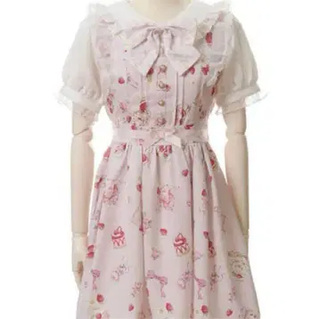 리즈리사 LIZLISA 스트로베리 티 파티 패턴 원피스 완판템