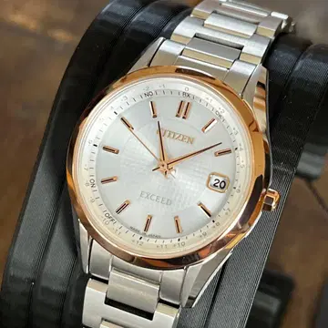 [ 미사용 ] CITIZEN 엑시드 솔라 전파 티타늄 여성용